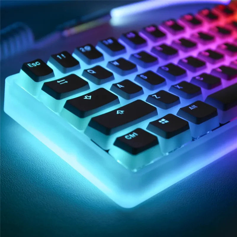 PBT Pudding Keycaps for RGB Keyboards - 104 Keys