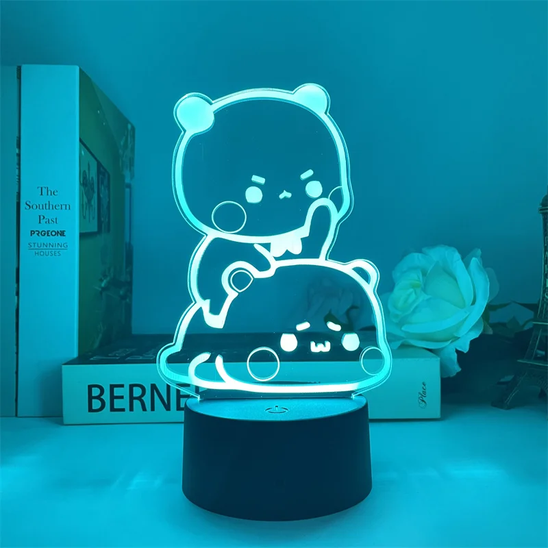 Cute bear-themed LED lamp, an adorable furniture for game room lighting addition.