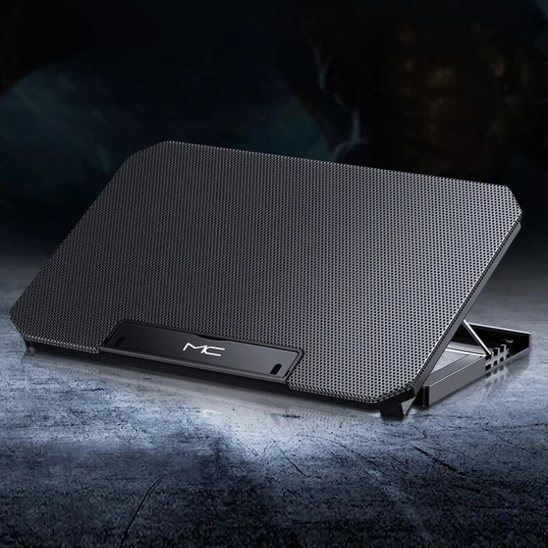 Sleek black cooling pad with adjustable angles for Pockey Table gaming setups.